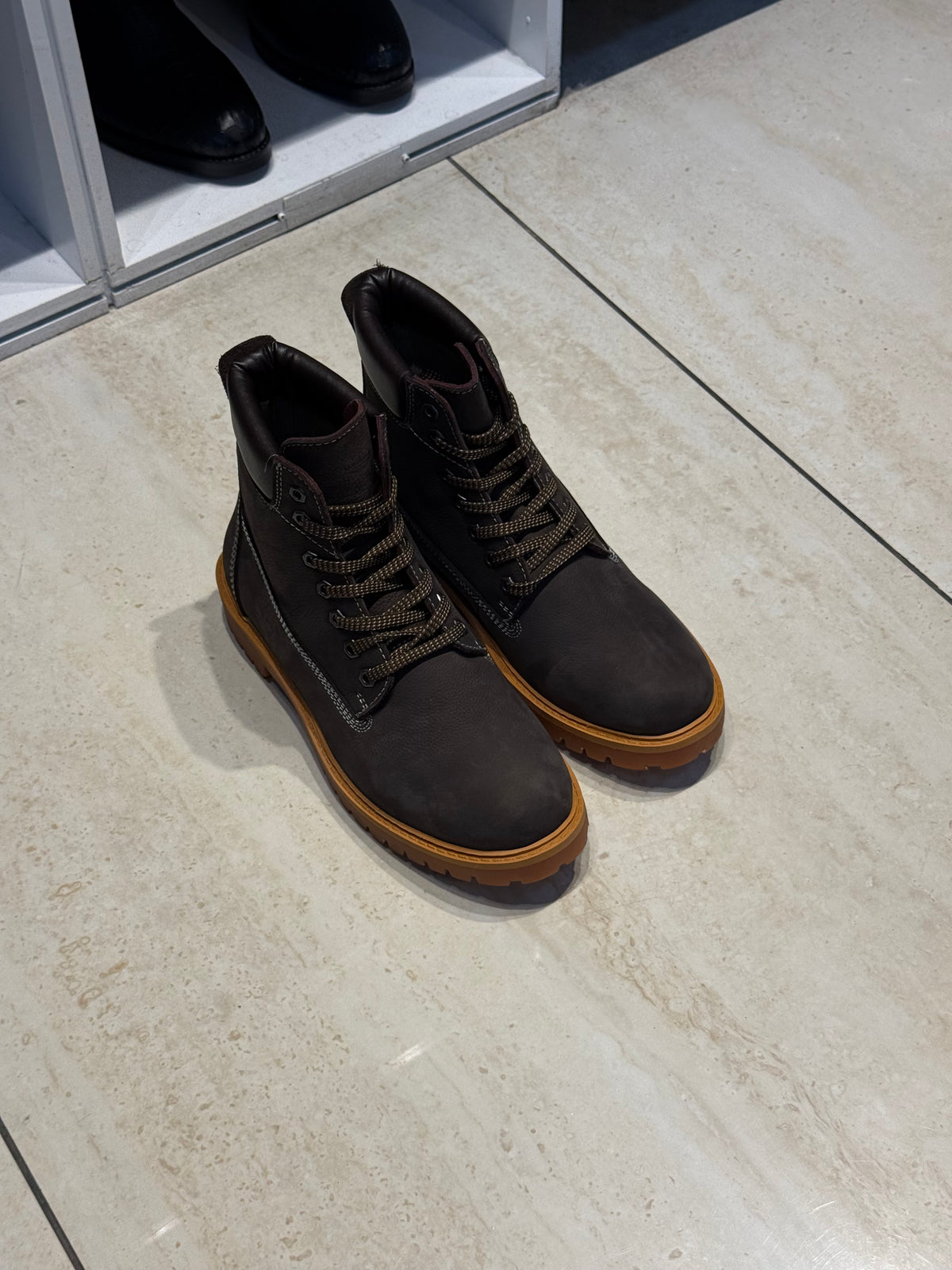 Casual Wear Trendy Boots in Coffee