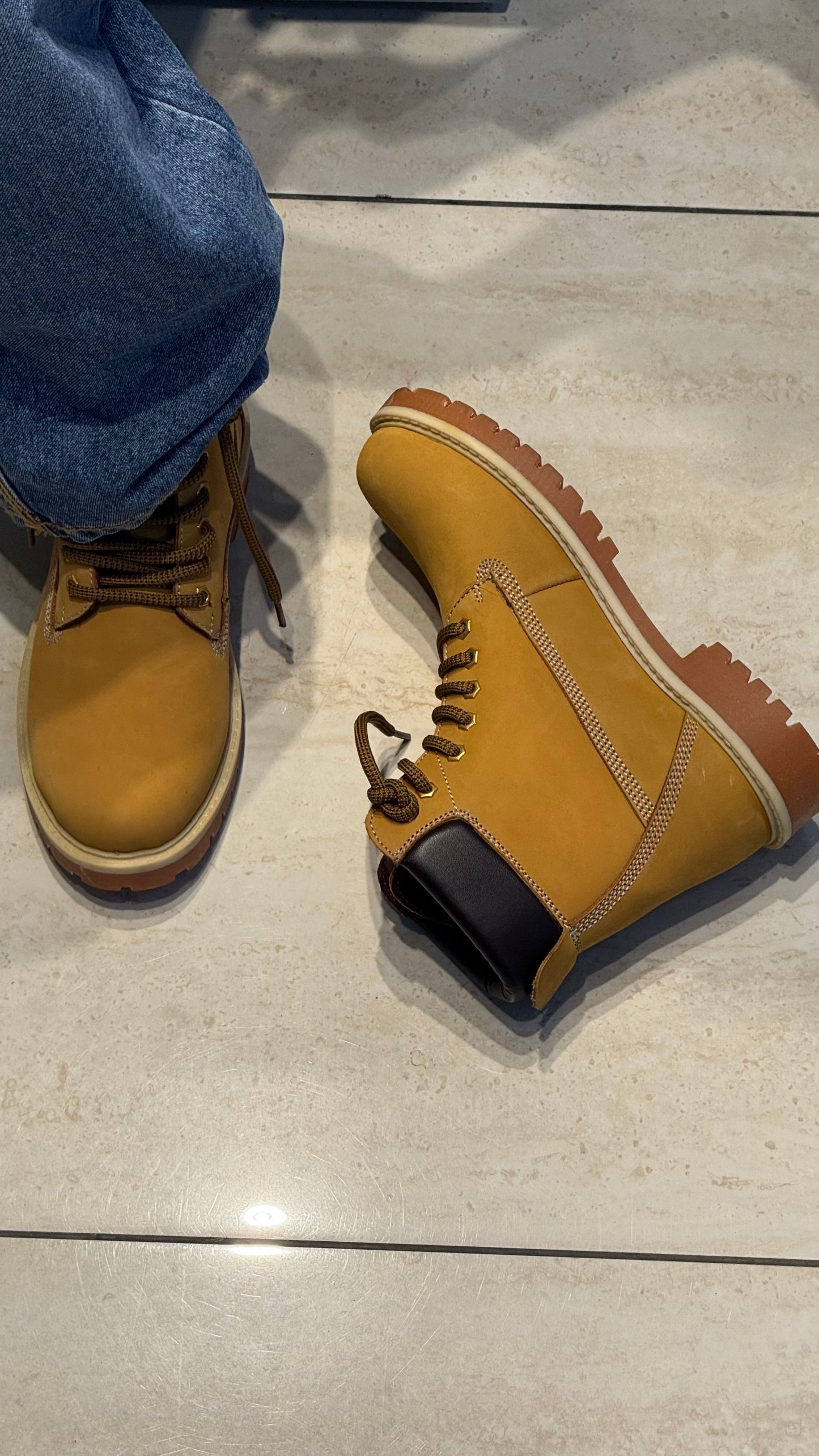 Casual Wear Trendy Boots in Wheat colour