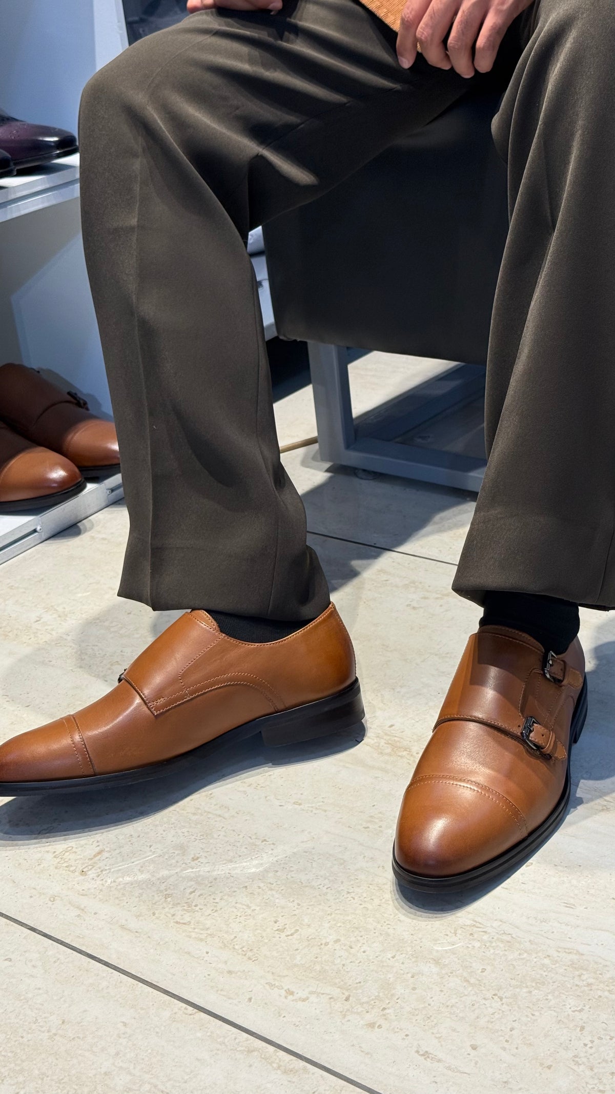 Double Monk Strap Shoes
