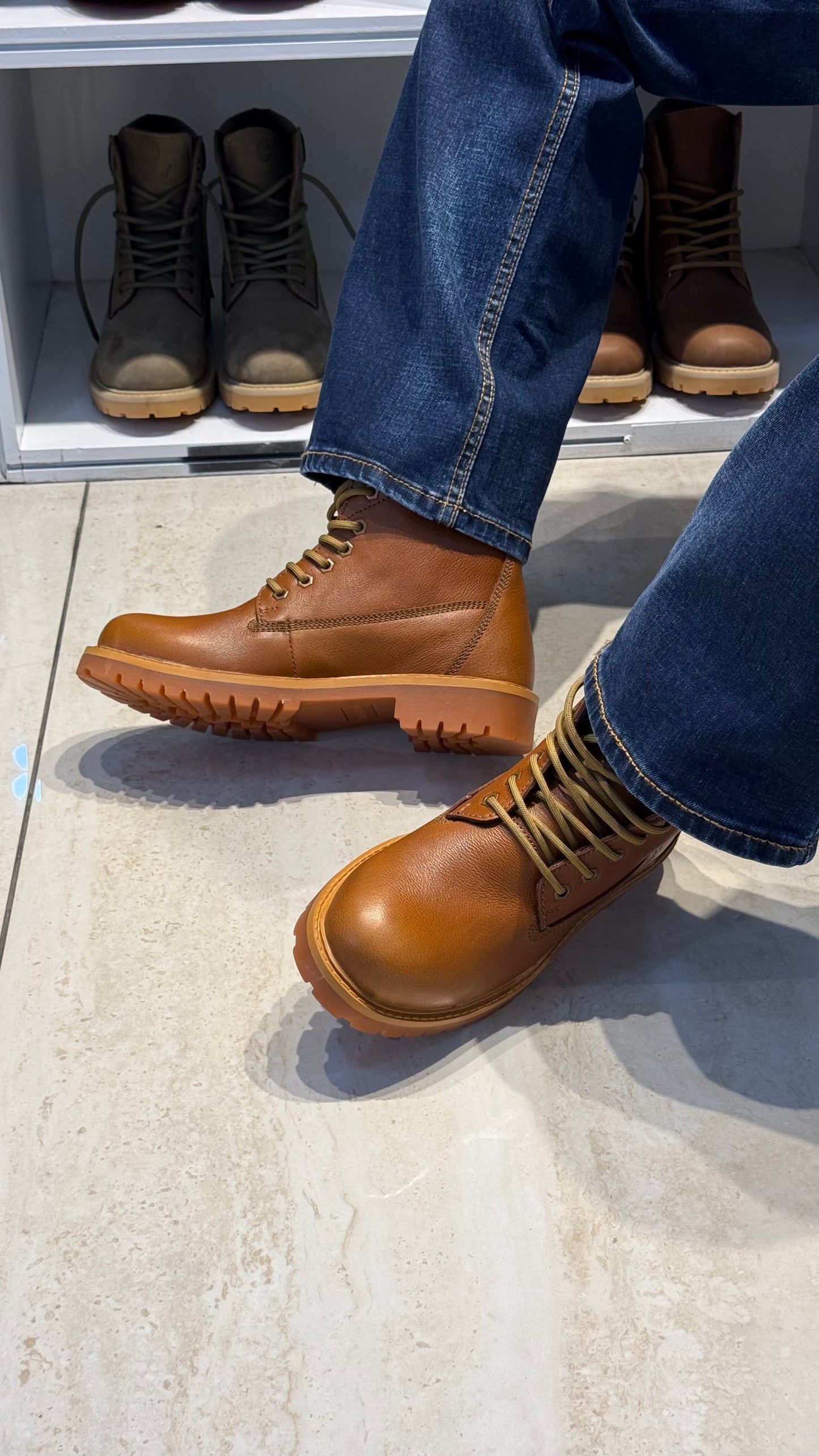 Casual Wear Trendy Boots in Dark Brown