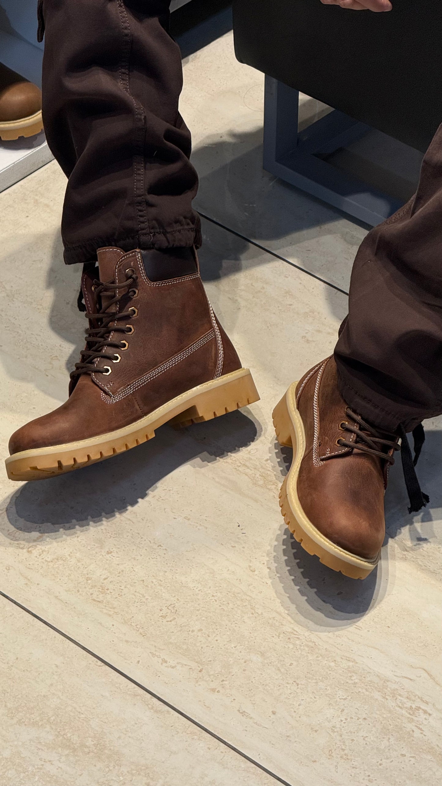 Casual Wear Trendy Boots in Dark Brown