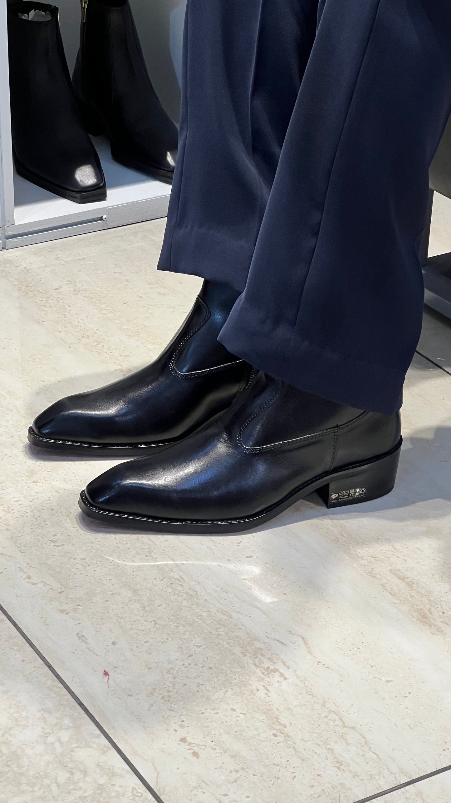 Cuban Heel Chelsea | Hand Made Pointed Square Toe |