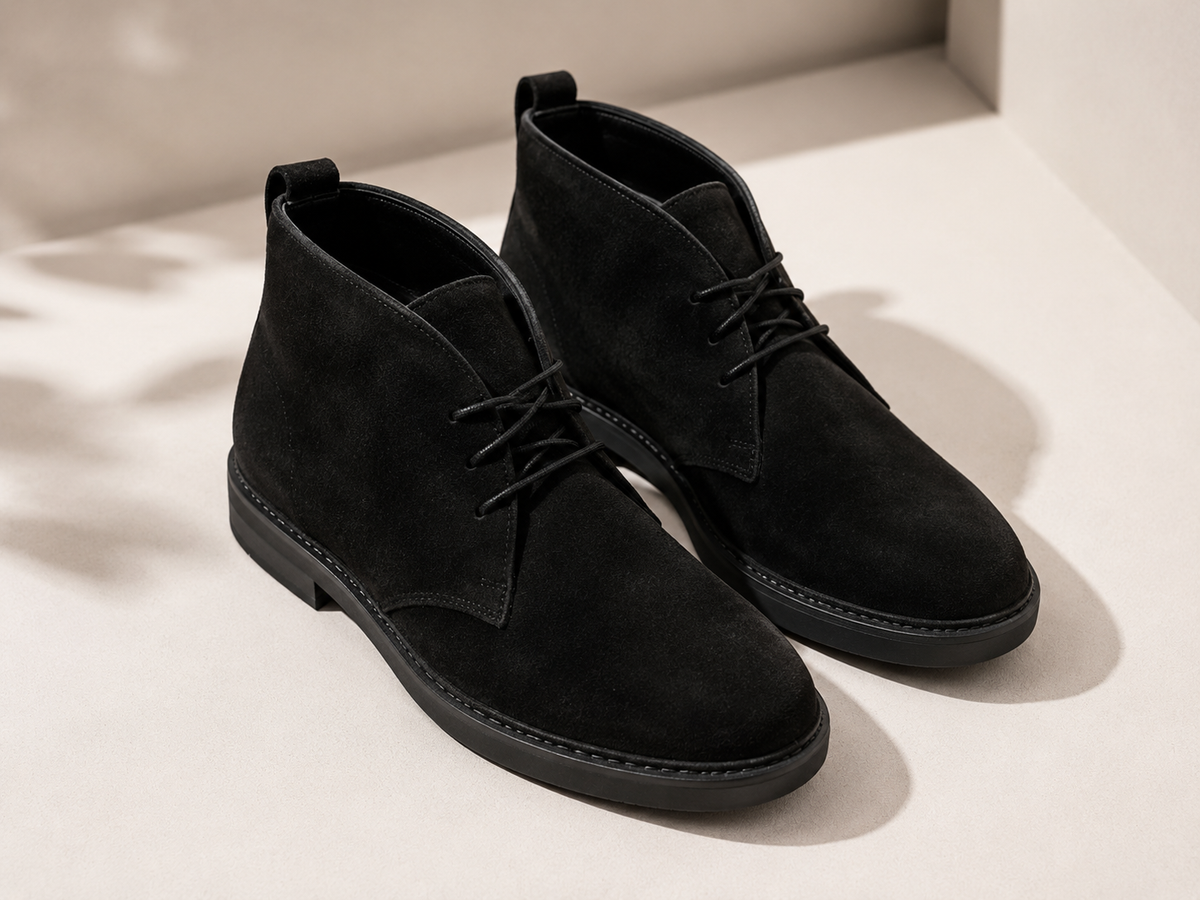 Black Suede Chukka boot