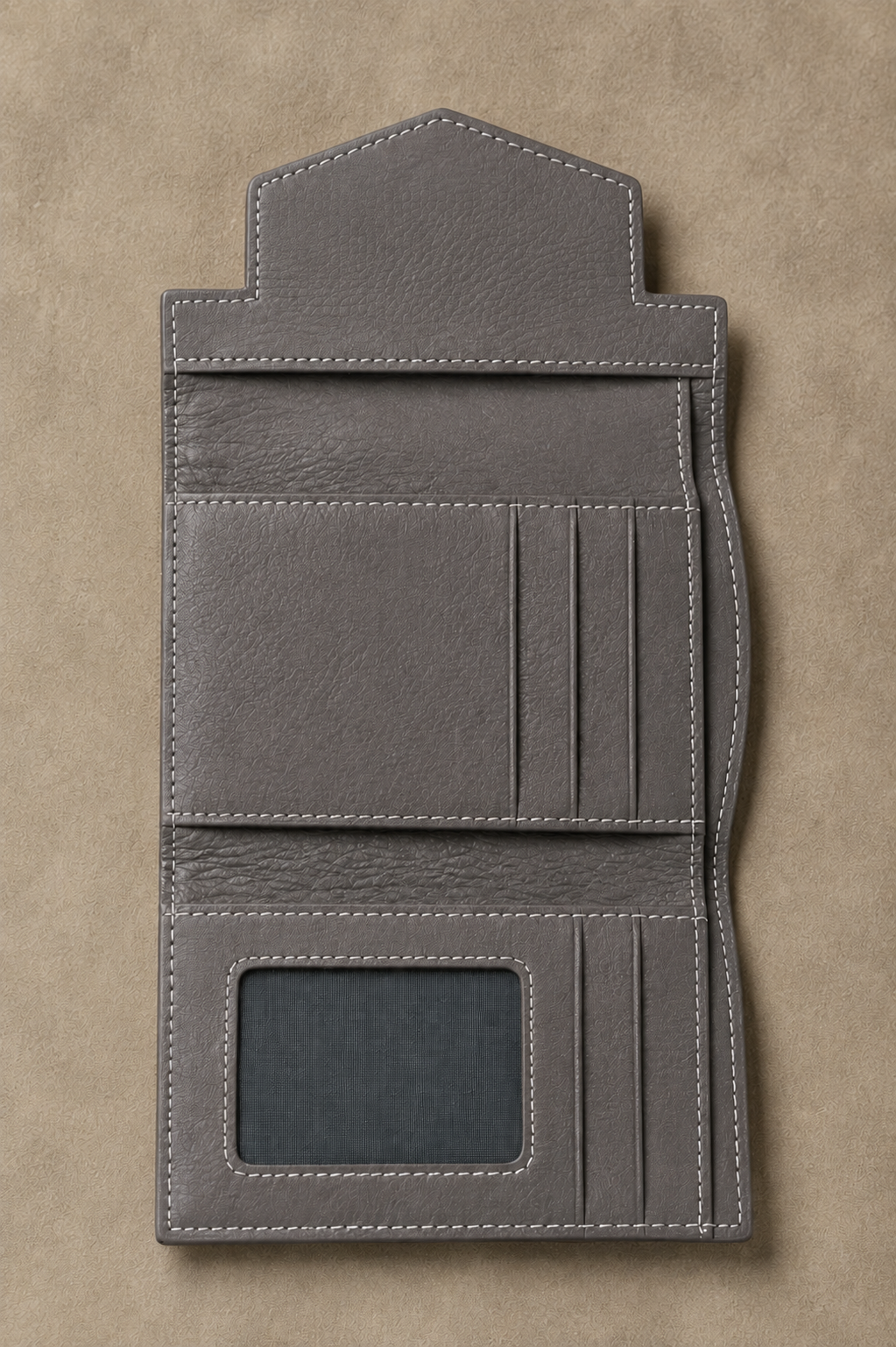 Men's Grey Trifold Wallet