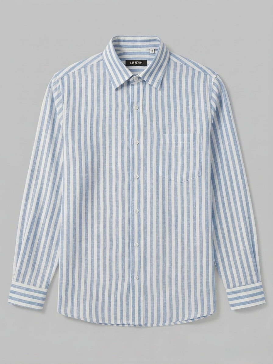 Sky Blue Stripe Shirt