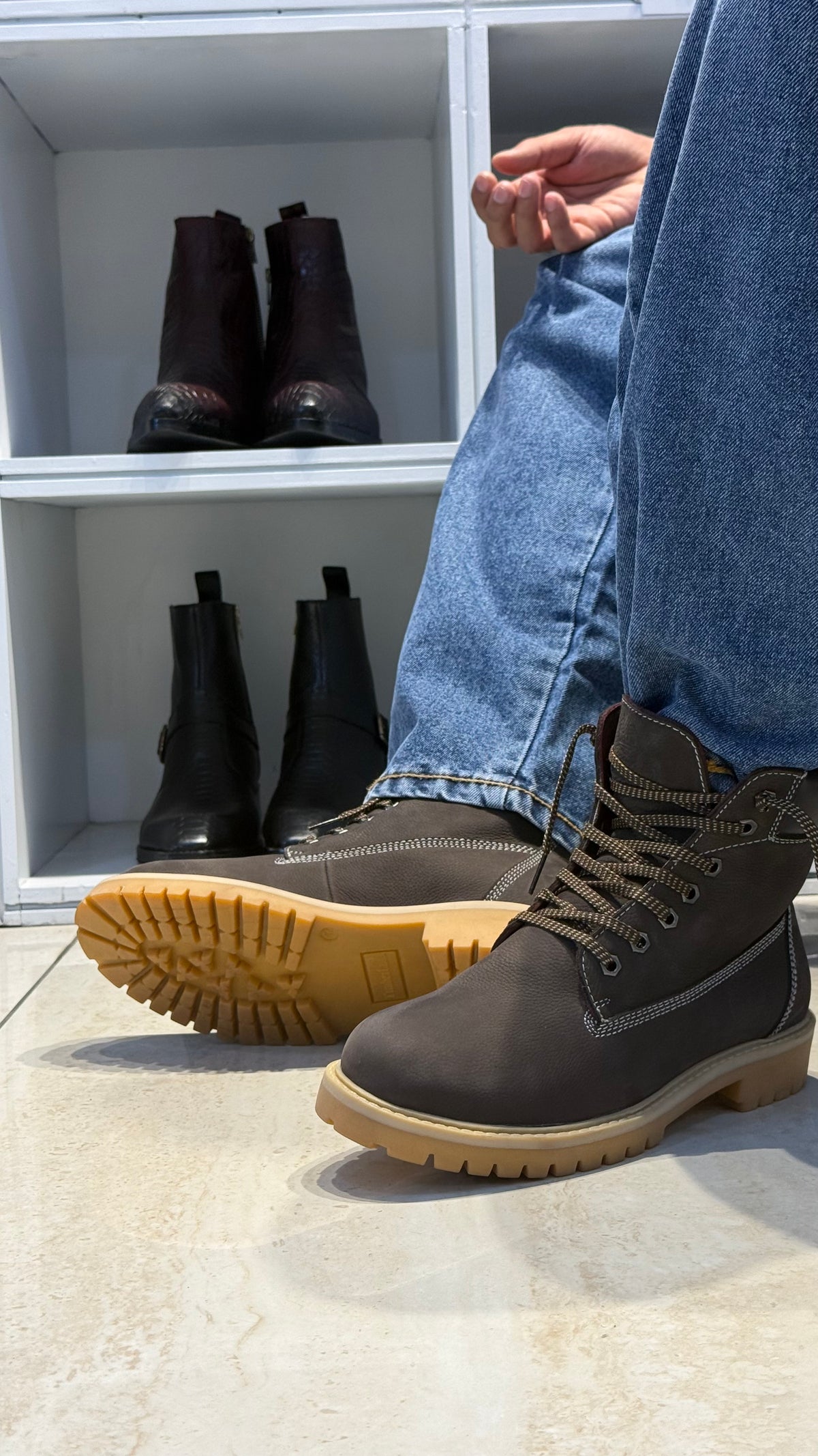 Casual Wear Trendy Boots in Brown
