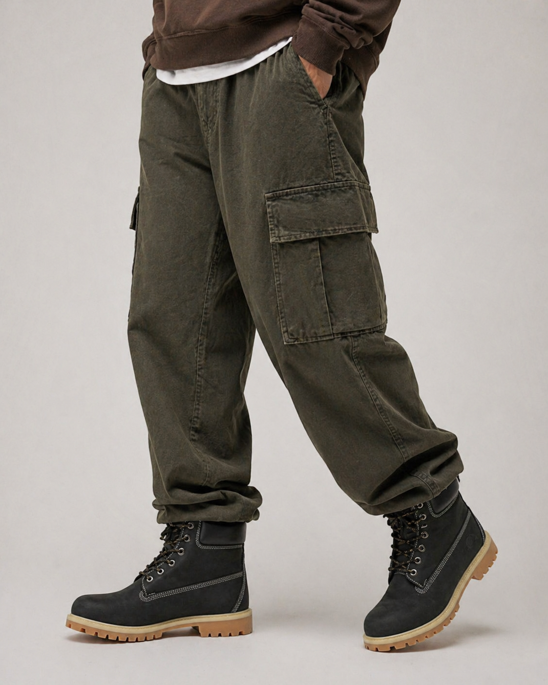 Casual Wear Trendy Boots in Dark Grey