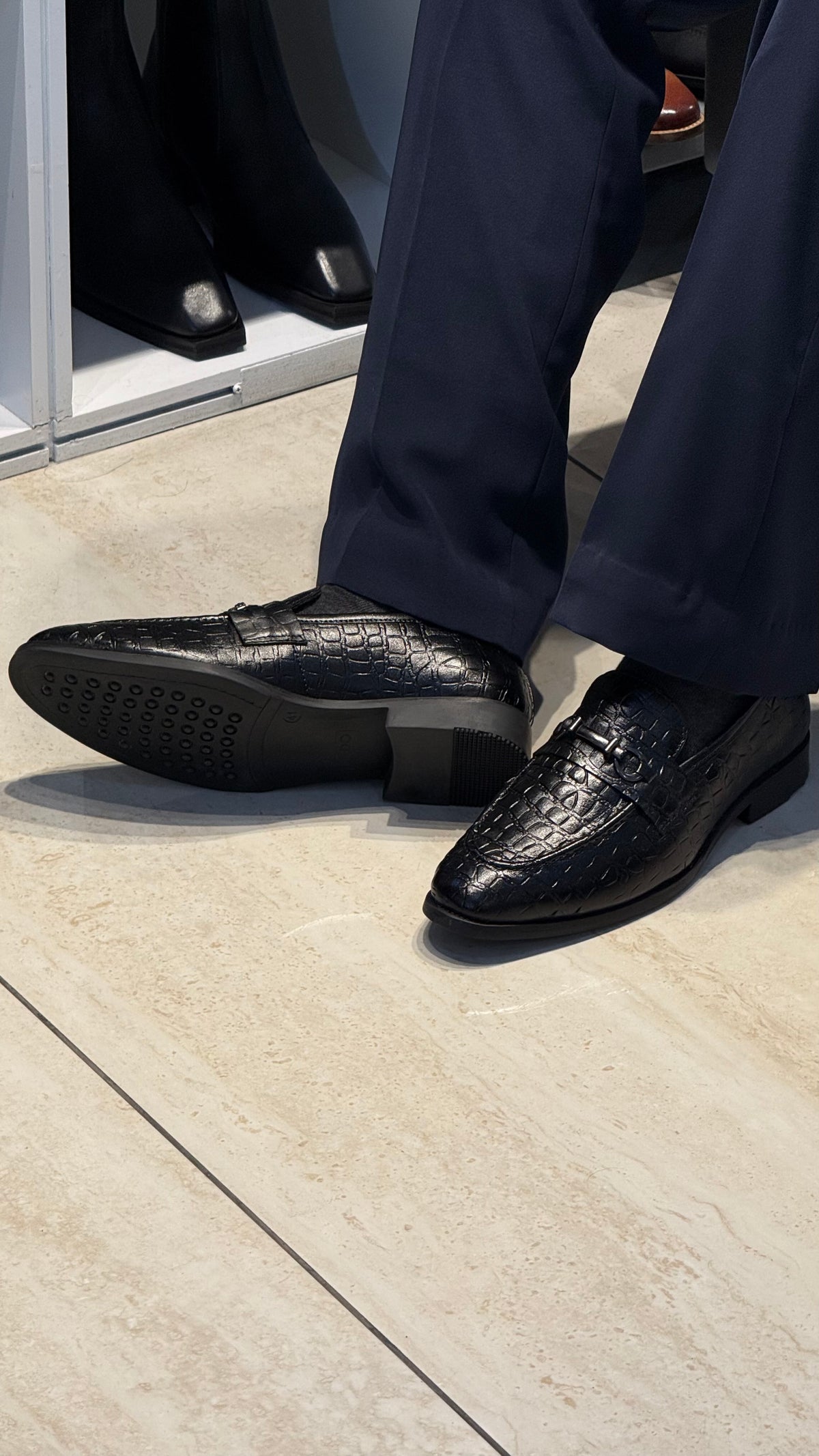Men’s formal Croco leather Slip-on Shoes