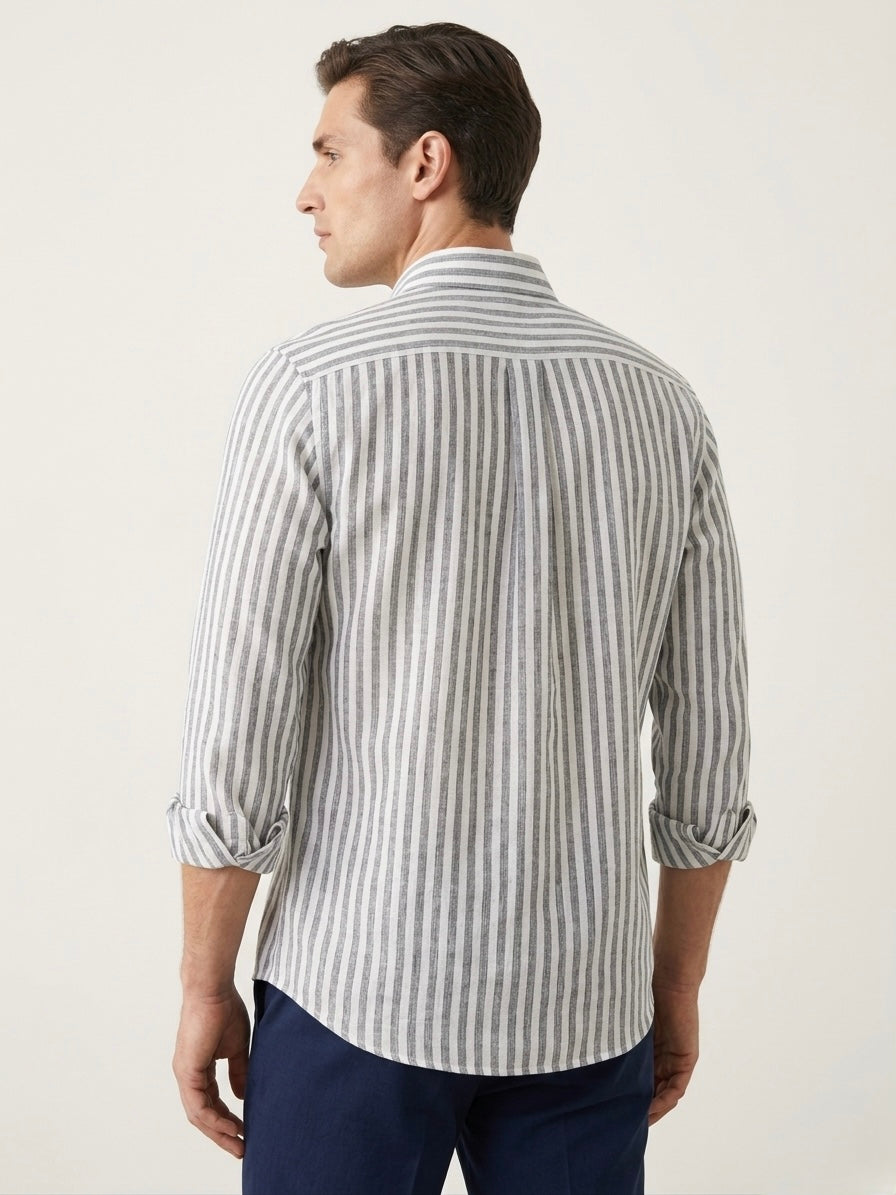 Grey Stripe Shirt