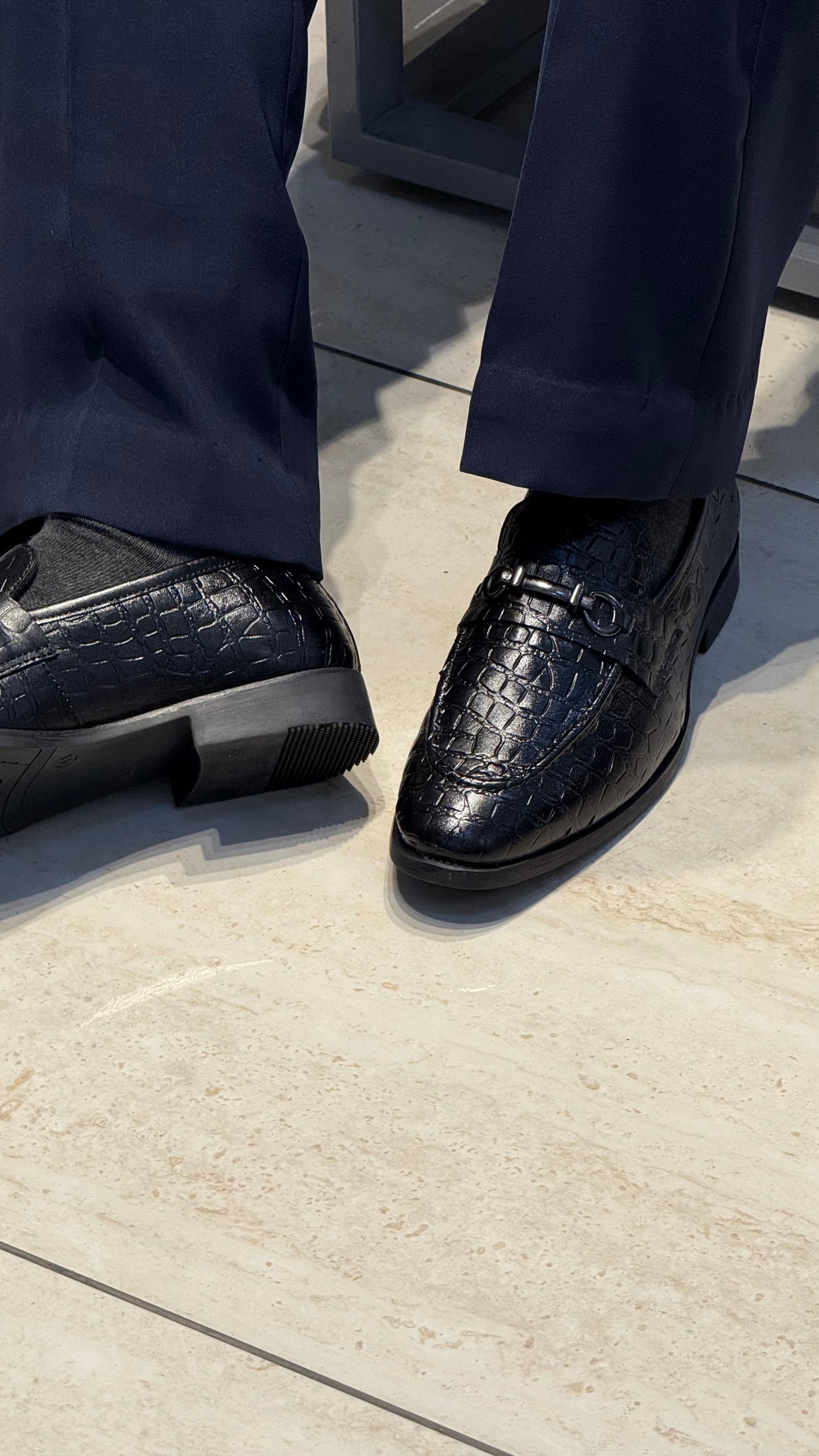 Men’s formal Croco leather Slip-on Shoes