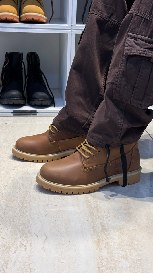 Casual Wear Trendy Boots in Dark Beige