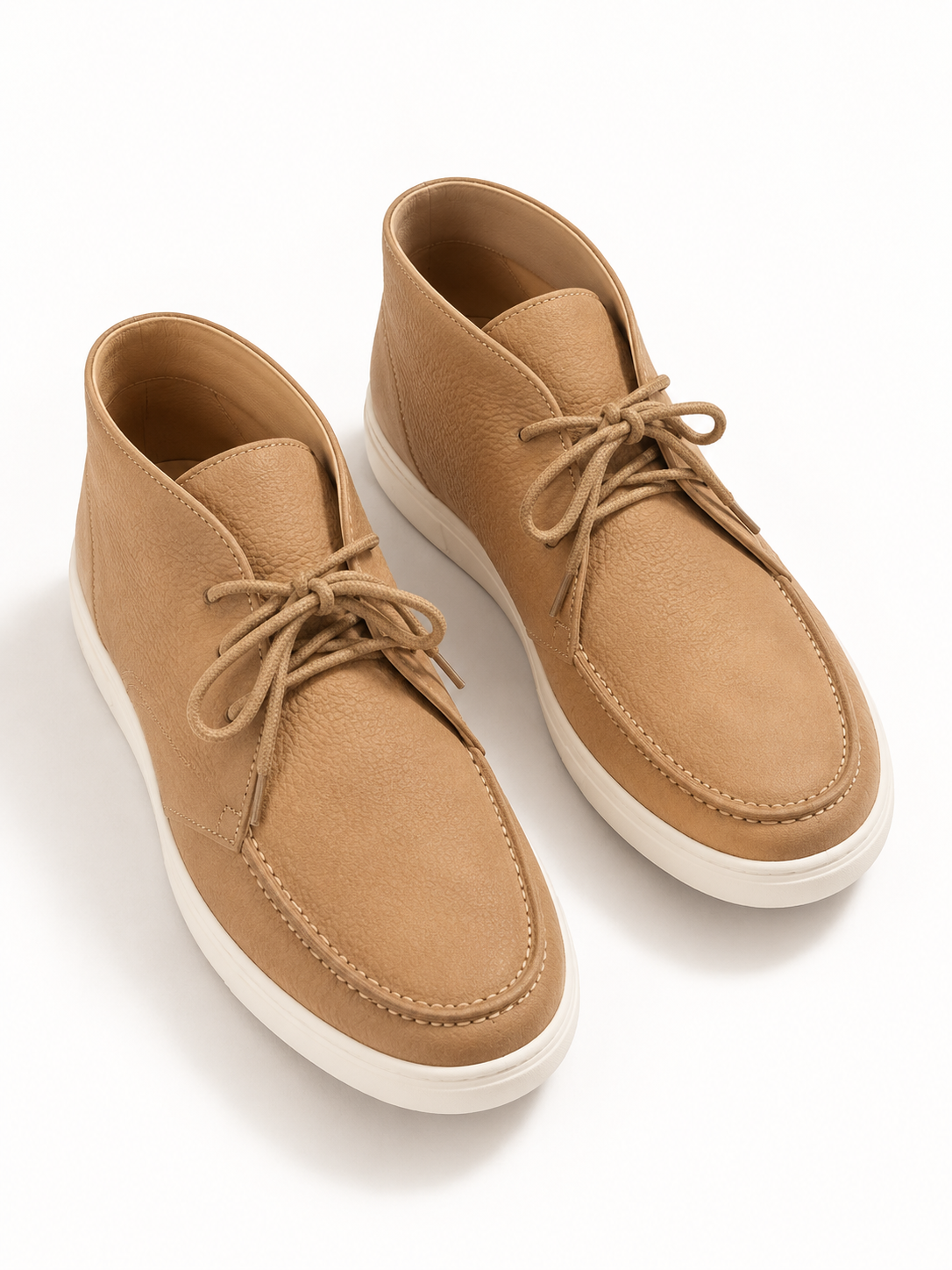 Men's Lace-Up Chukka Boots – Beige