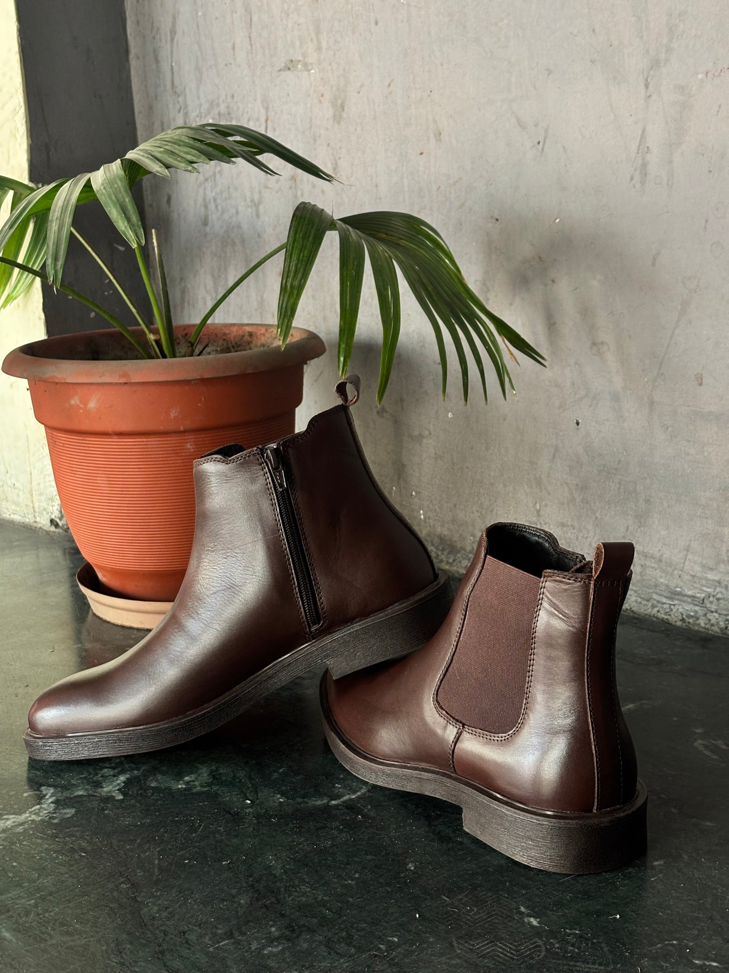 Brown Chelsea Boots | Formal/Party Wear | 100% Genuine leather