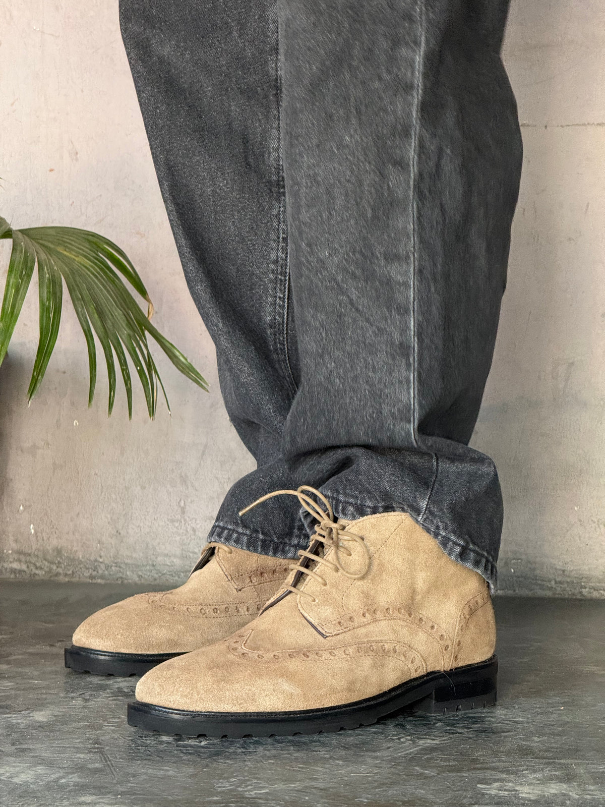 Suede leather Boots | Genuine leather