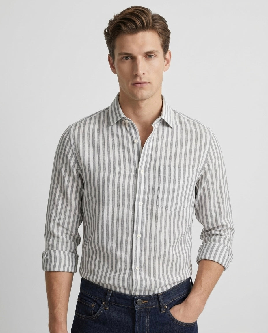 Grey Stripe Shirt