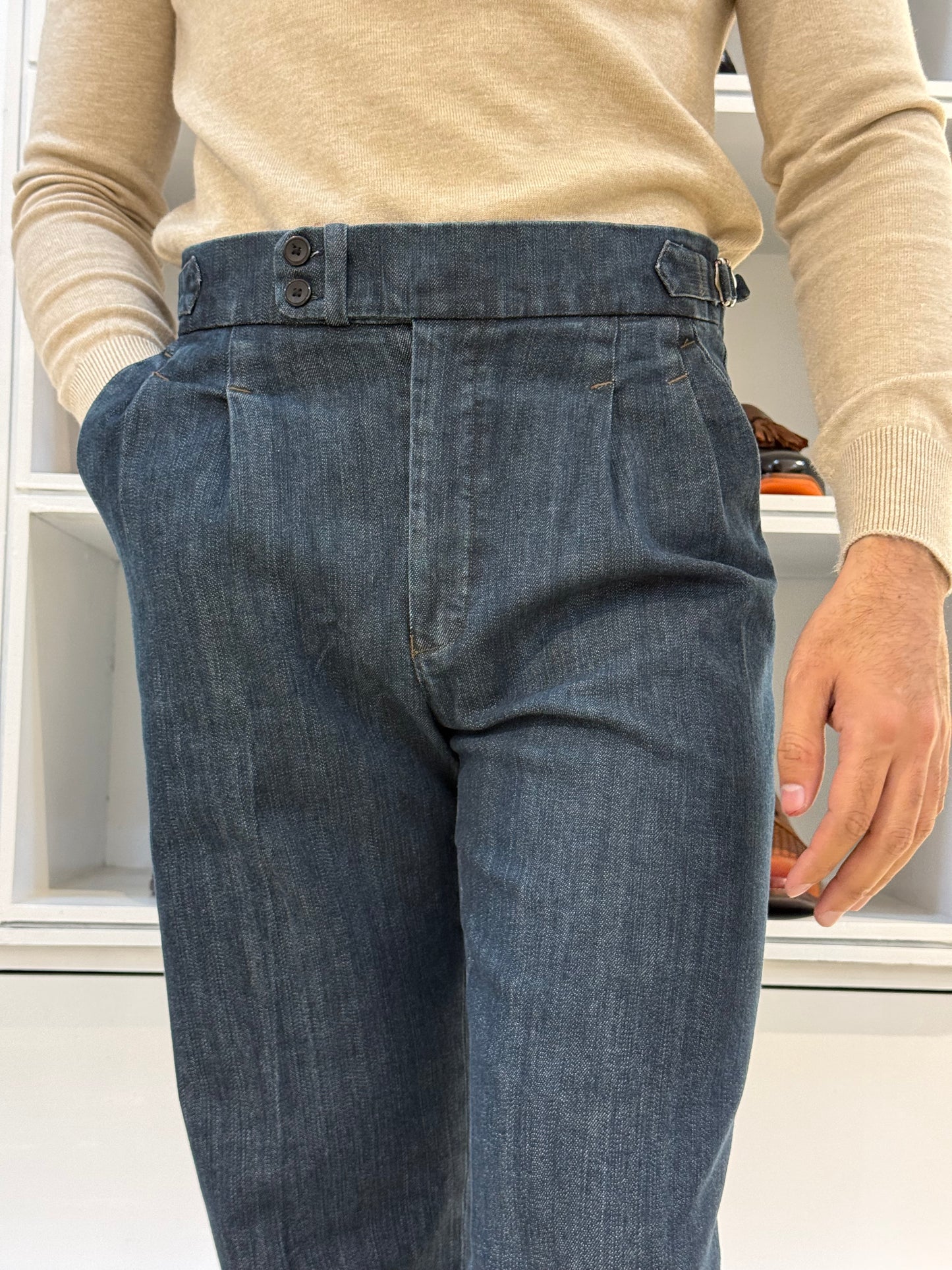 Italian Denim Pants