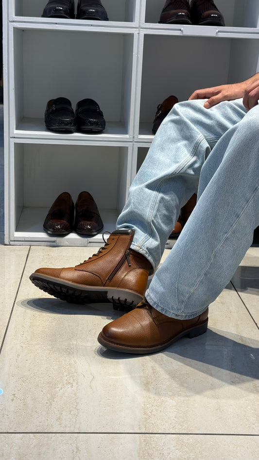 High Ankle Boots | Side Zipper