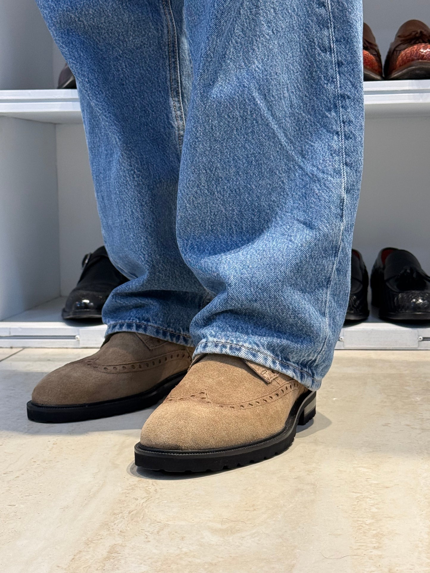 Suede leather Boots | Genuine leather