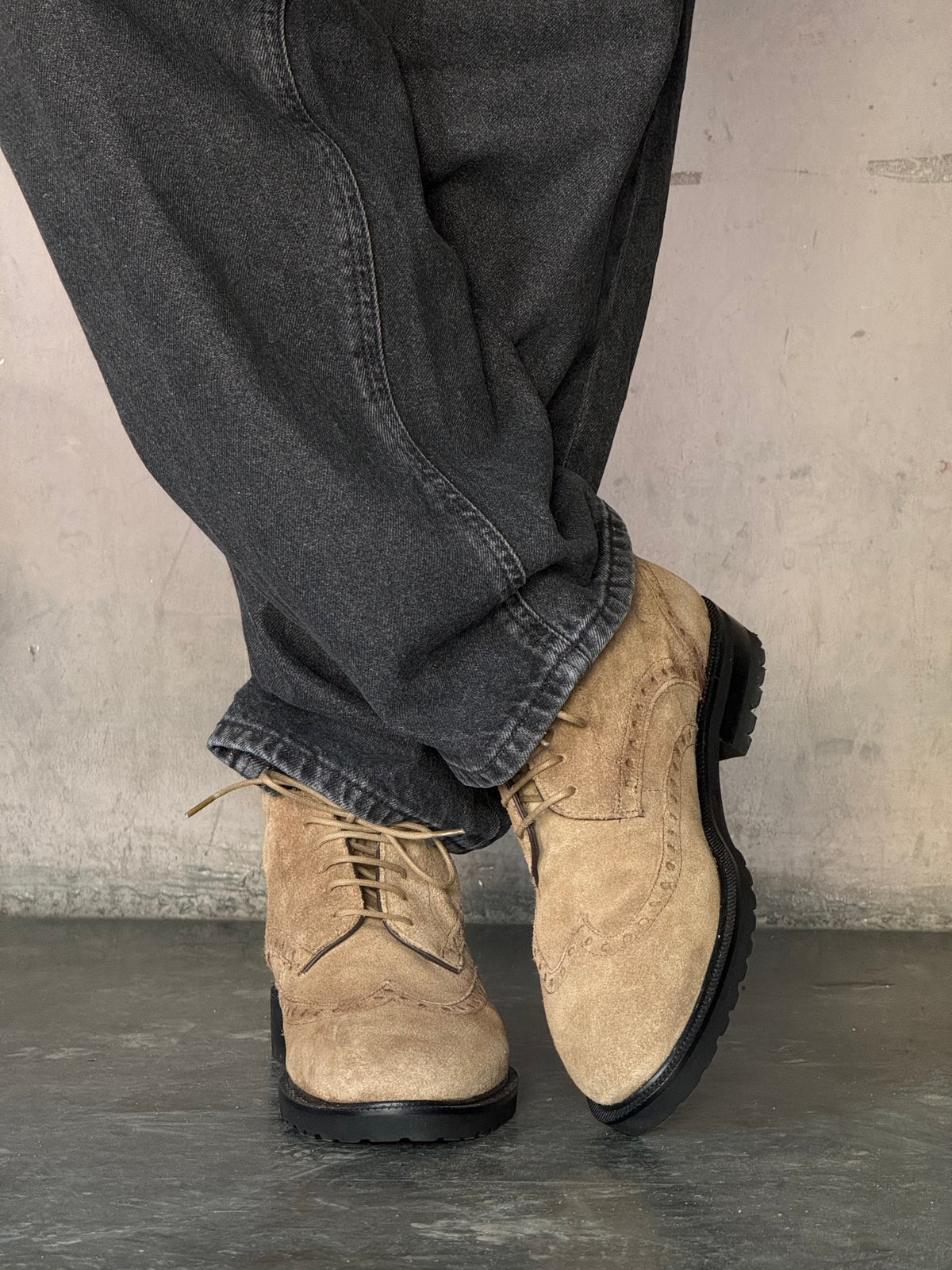 Suede leather Boots | Genuine leather