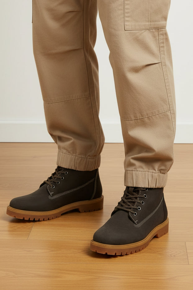Casual Wear Trendy Boots in Coffee