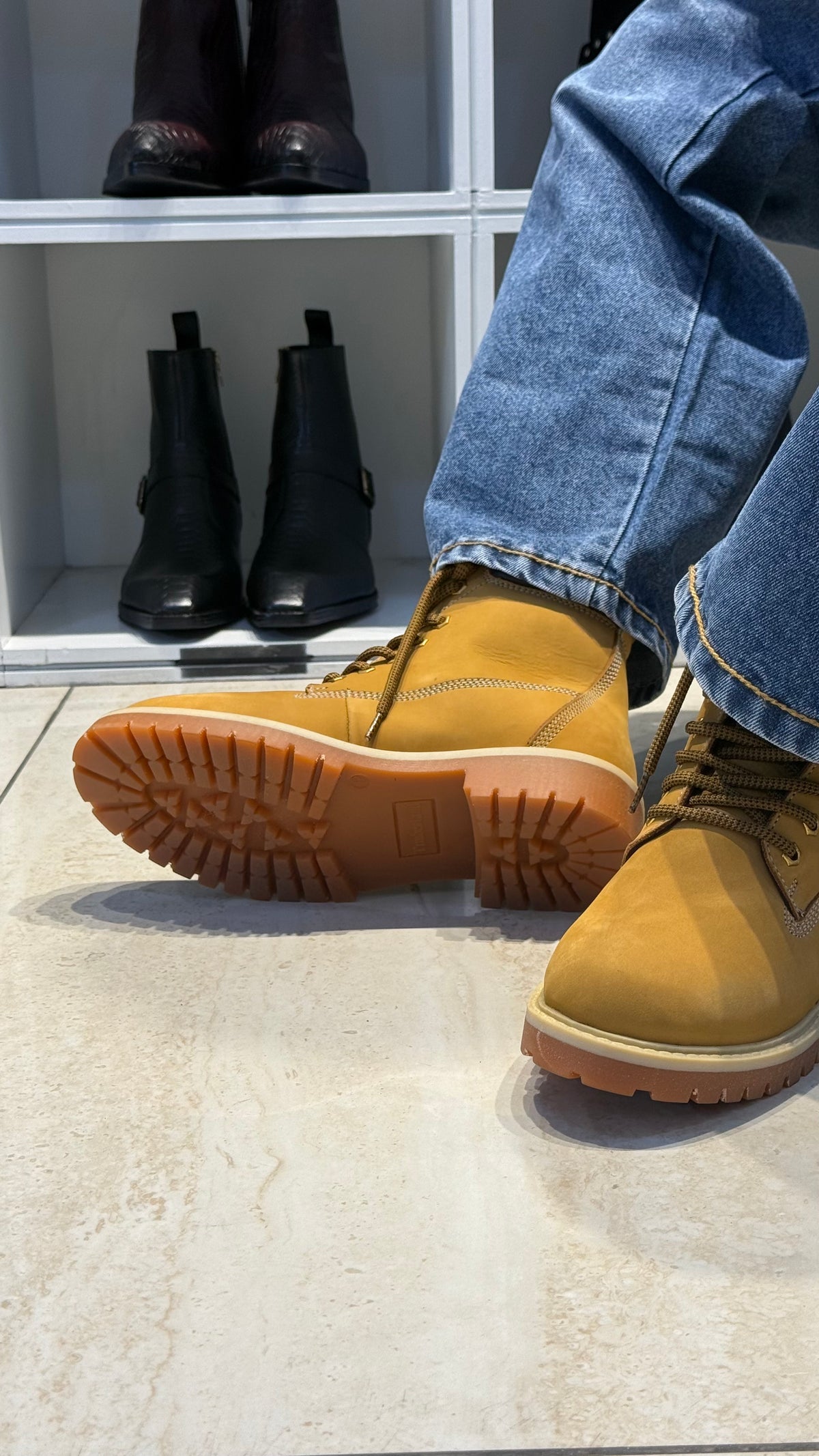 Casual Wear Trendy Boots in Wheat colour