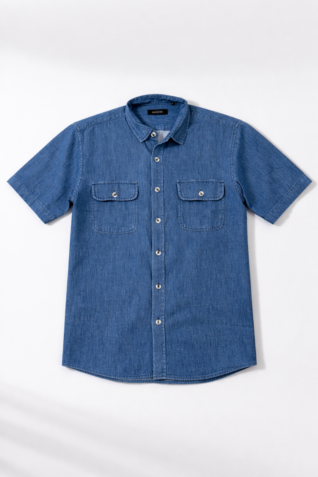 Regular fit Half sleeves Denim shirt