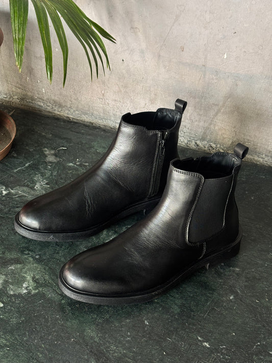 Black Chelsea Boots | Formal/Party Wear | 100% Genuine leather
