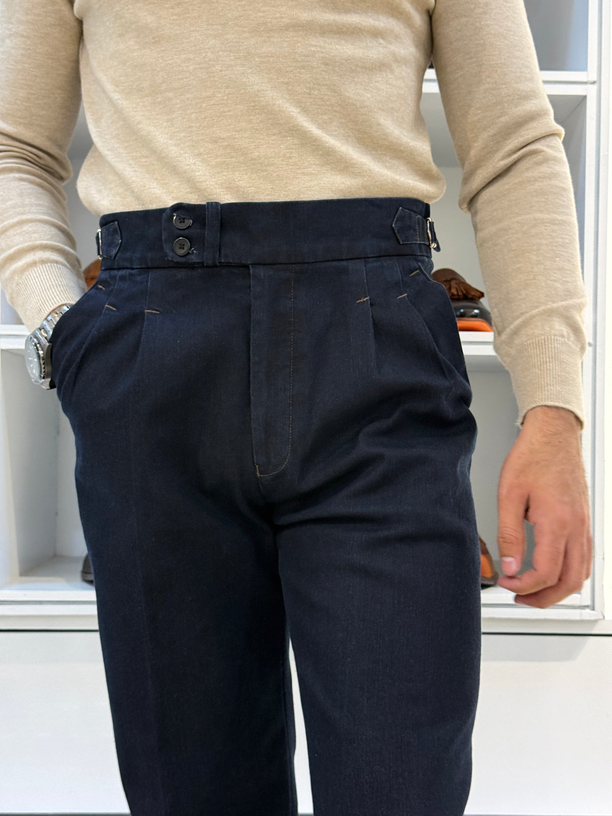 Italian Denim Pants
