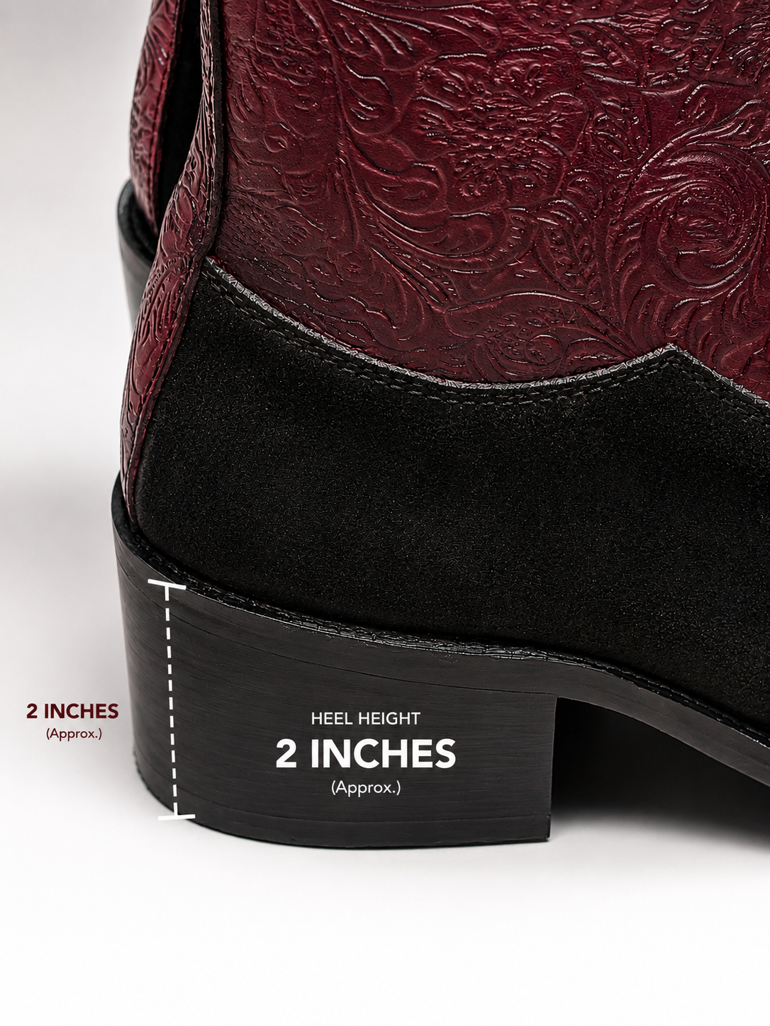 Men’s Genuine Leather High Ankle Brogue Zip Boots | Premium Wingtip Dress Boots