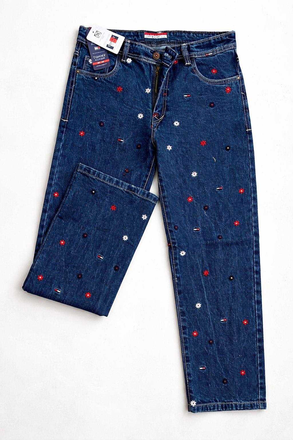 Women’s Straight Fit Printed Jeans