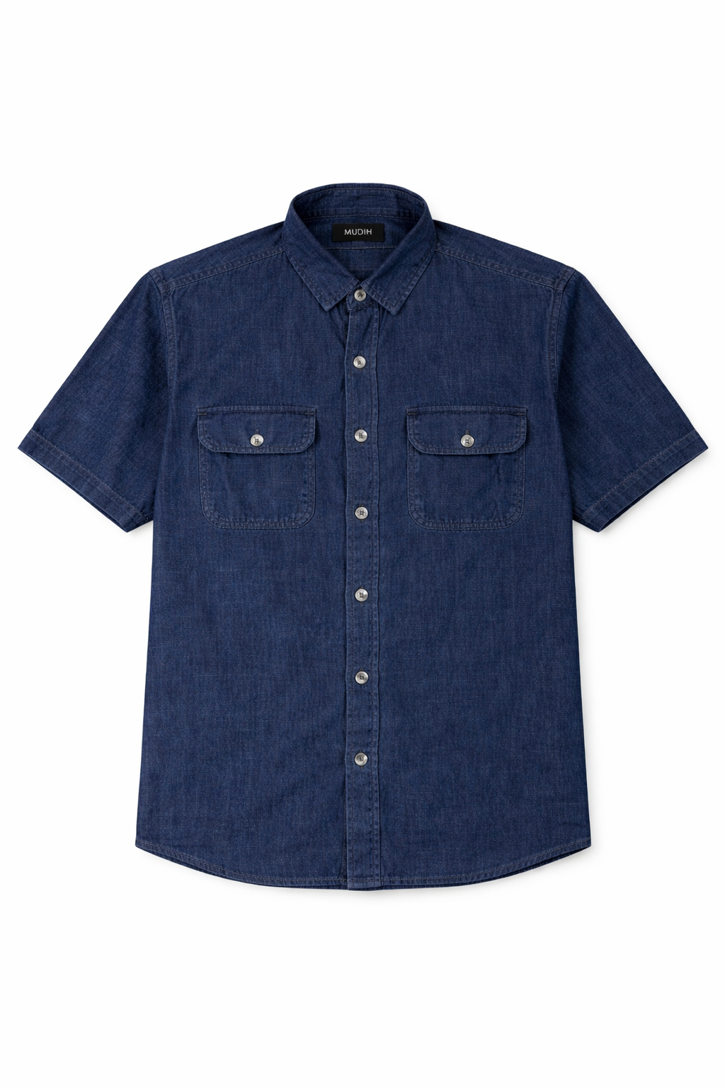 Regular fit Half sleeves Denim shirt