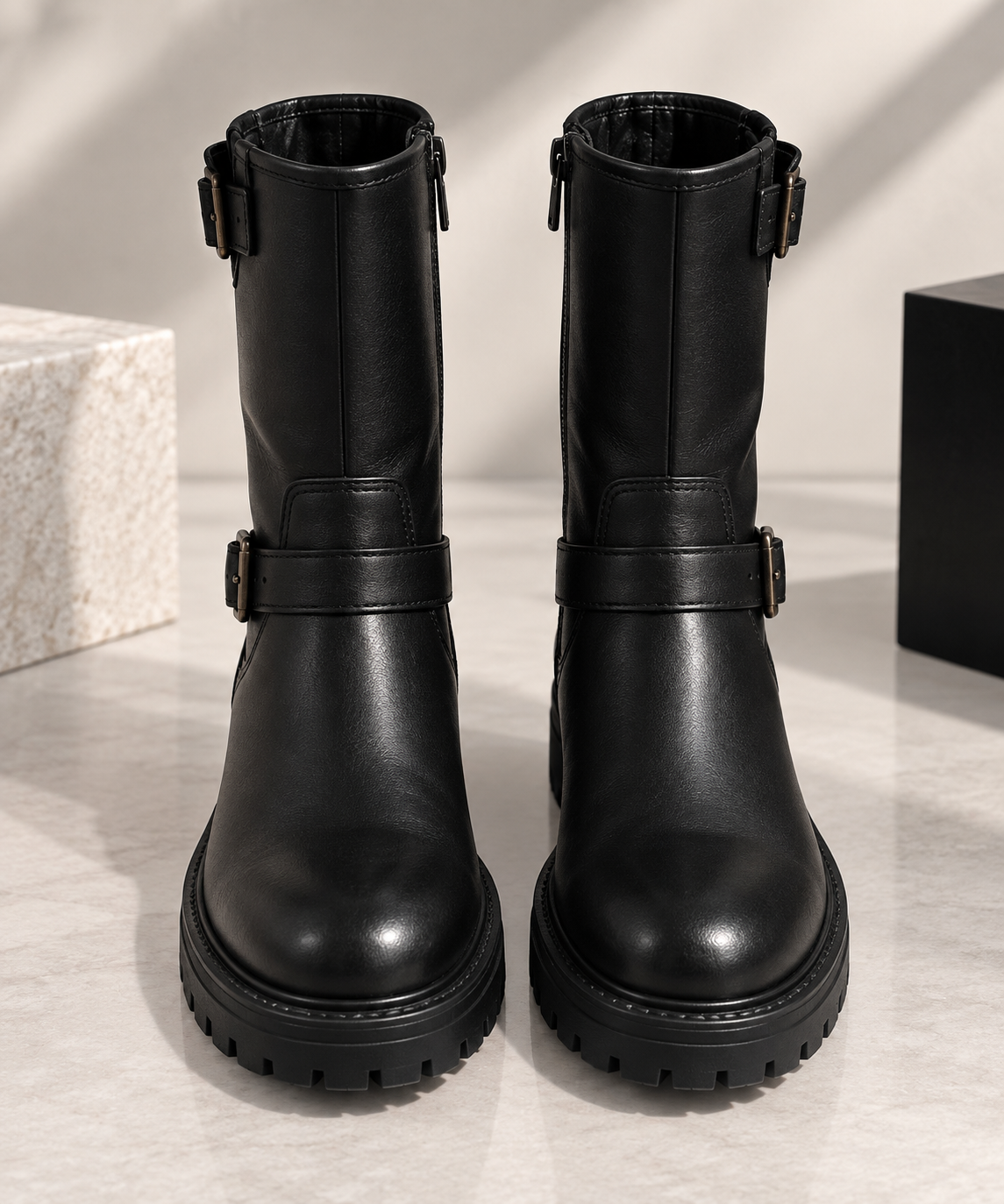 High Ankle Women's Boots – Black