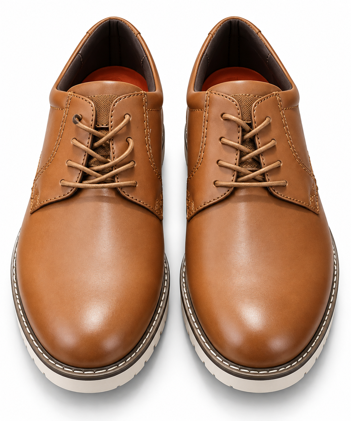 Plain-Toe Casual Dress Oxfords
