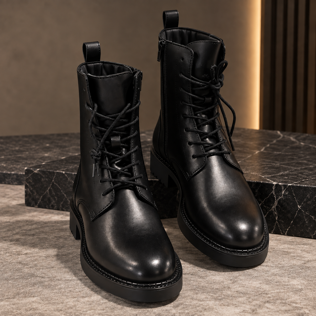 Lace-Up Ankle Boots | Women's