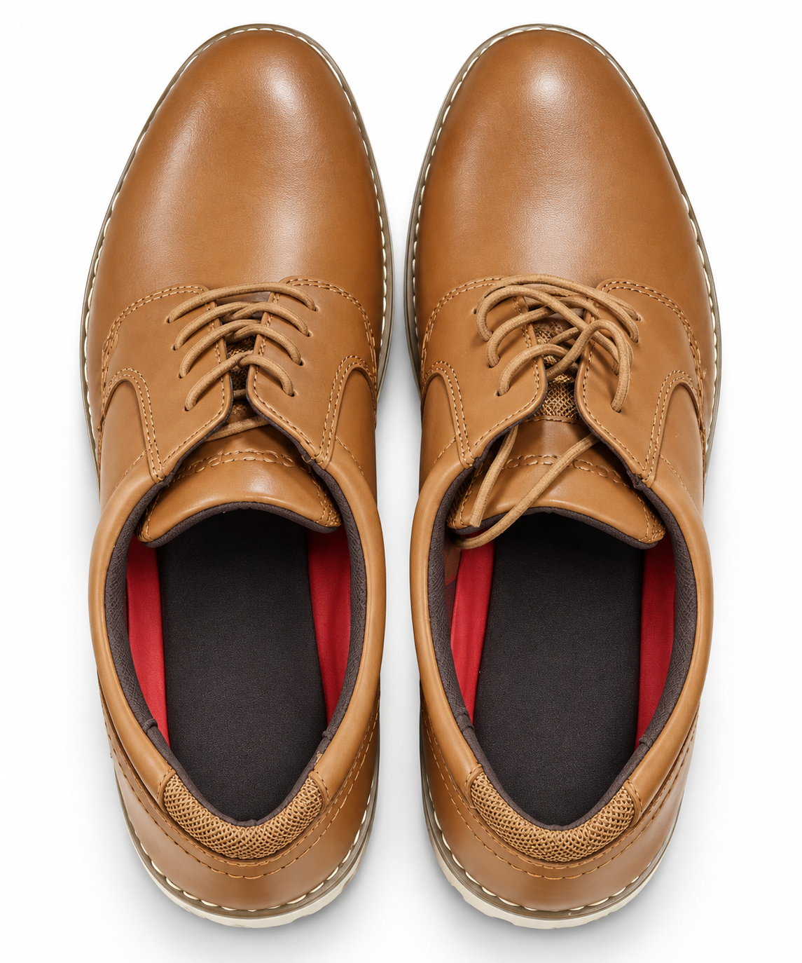 Plain-Toe Casual Dress Oxfords